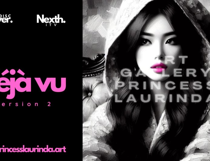 Déjà Vu (Version 2) Harmony of Hearts: Where Music and Art Converge.