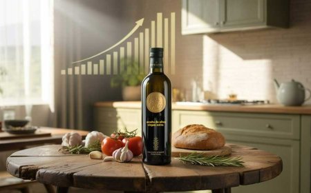 Why is a Spanish olive oil merchant optimistic about the growth potential of the Chinese market for olive oil?