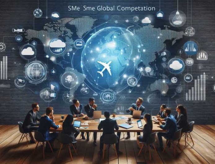 How can small and medium-sized enterprises (SMEs) compete globally without large budgets?