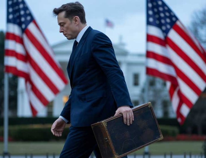 Why Elon Musk exit from Usa Government?