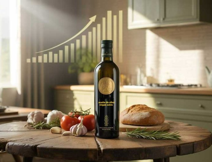 Why is a Spanish olive oil merchant optimistic about the growth potential of the Chinese market for olive oil?